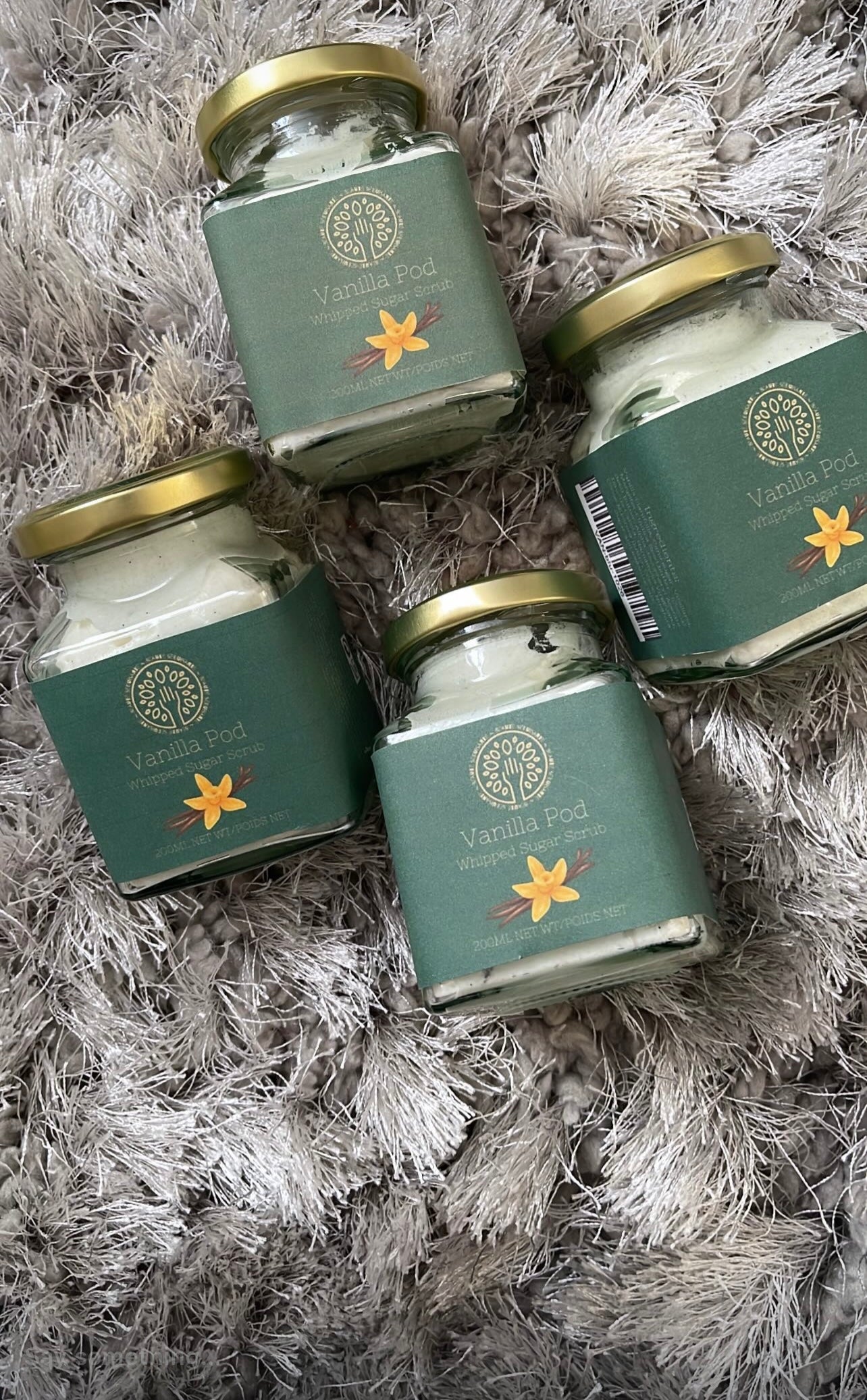 Whipped Sugar Scrubs